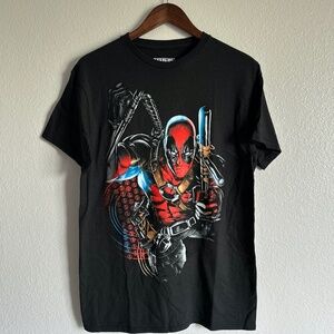 Marvel Deadpool, black, t shirt, size Adult Medium (38/40)